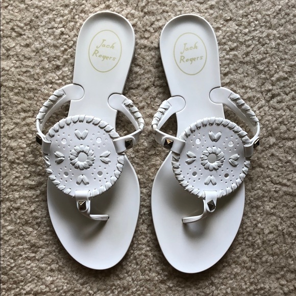 Jack Rogers Shoes - White Jack Roger Jelly Sandal